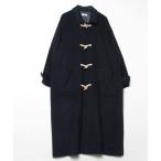 [MUHET] полупальто "даффл коут" X-LARGE темно-синий женский 