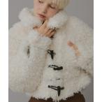 「VIOLETTA」 ダッフルコート M ホワイト レディース