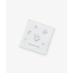 ハンカチ ネモフィラ刺繍ハンカチ レディース