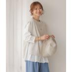 ベスト ジレ 「洗える」Vis/Peスパーク クルーネック ニット ベスト レディース