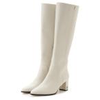 ショッピングロングブーツ 「CELFORD」 ロングブーツ 36 アイボリー レディース