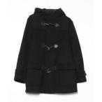 [UNITED ARROWS] полупальто "даффл коут" S черный мужской 