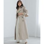 「anuans」 トレンチコート FREE ベージュ レディース