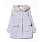 [dazzlin] полупальто "даффл коут" SMALL лиловый женский 