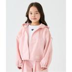 ブルゾン アウター 「ストレッチ」サッカー前あきパーカ キッズ 子供服 女の子