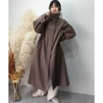 [CORNERS] пальто с отложным воротником L мокка женский 