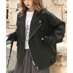 「Dream garden」 ライダースジャケット LARGE ブラック レディース