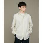 ショッピングnano 「NANO universe」 長袖シャツ L オフホワイト メンズ