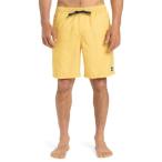 水着 EVERYDAY SOLID VOLLE/クイックシルバー水陸両用ウエストゴムサーフトランクス・ボードーショーツ・バギーショーツ(水着) メンズ