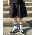 マルチサイズ パンツ ツータックワイドガウチョパンツ メンズ