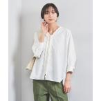 ブラウス シャツ タック フリルVネック シャツ レディース