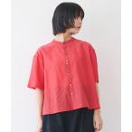 ブラウス シャツ コットン/キュプラ ローンIBK ワイドシャツ レディース