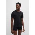 インナーシャツ 肌着 アンダーウエアTシャツ3枚セット コットン ロゴプリント メンズ