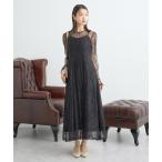 ショッピングドレス ワンピース SET2点レースワンピース＋キャミワンピース