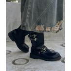 ブーツ Wide Belt Boots / ワイドベルトブーツ エンジニアブーツ レディース