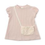 tシャツ 「ジュニア対応」ポシェットドッキング半袖チュニック キッズ 子供服 女の子