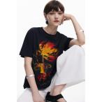 tシャツ ヤシの木のTシャツ レディース