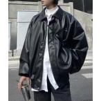 ブルゾン アウター PUレザージャケット メンズ レディース