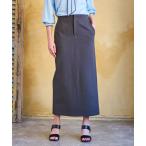 スカート 「大人百花春号掲載　モデル美香さん着用」ストレッチポンチタイトスカート