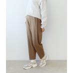 パンツ スーパーハイテンション サイドタックパンツ レディース