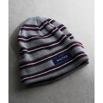 ニット帽 ニットキャップ 「NAUTICA」ストライプニットワッチ ビーニー NT119 メンズ レディース