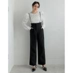 パンツ 「2025SS COLLECTION」「MEISM by Re_EDIT」「オケージョン セレモニー」「低身長/高身長サイズ有」2WAYツイル