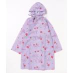 レインコート カッパ ローズリボンプリントレインコート キッズ 子供 女の子