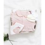 出産祝い 「ベビーギフト」ハートモチーフがかわいい　２WAYオール　ギフトセット