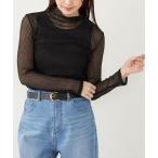 tシャツ SHIPS Colors_「手洗い可能」シアー クレープ ハイネック インナー レディース