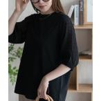 tシャツ HusHusH 袖異素材プルオーバ