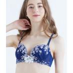 ブラジャー ショーツセット 「楽盛りブラ」ワイヤーブラなのにL字型だから中心にかかる圧迫感なし＆谷間くっきり！L字だから谷間が見えやすく、優しい2枚の