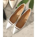 パンプス 踵もちもちフィットフロントカットアウトパンプス