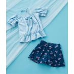 水着 「ジュニア対応」お洋服みたいなセパレート水着_UVカット キッズ 子供 女の子