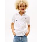 ポロシャツ BOYS オールオーバーフラッグエンブロイダリーポロシャツ キッズ 子供服 男の子 女の子