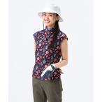 tシャツ 「WOMEN」ORANGE LABEL / 別注リバティ 総柄プリント モックネックシャツ レディース