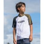 ラッシュガード TWISTED SR YOUTH /クイックシルバーキッズハイネック型半袖ラッシュガード（水着） キッズ 子供 男の子