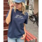 tシャツ ALWAYS SALTY /ロキシーオーバーサイズシルエットグラフィック半袖Tシャツ レディース