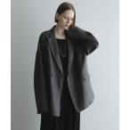 ジャケット テーラードジャケット loose synthetic linen summer tailored jacket / ルーズシンセティックリ