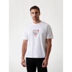 tシャツ SS Cn Abstract Guess Triangle Tee 半袖Tシャツ メンズ