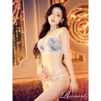 ブラジャー ショーツセット ミスティックレーシィクロス ブラジャー＆バック透けTバックショーツ