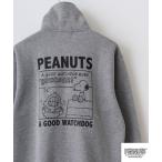 トレーナー スウェット PEANUTS裏起毛ハーフジップトレーナー メンズ レディース
