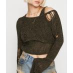 ニット セーター CRASH COMPACT 2PIECE トップス レディース