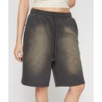 スウェットパンツ ジャージ WASH MIDDLE ハーフパンツ レディース