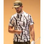 t рубашка LUXEAKMPLUS(ryuksei Kei M плюс ) Golf общий рисунок короткий рукав mok шея футболка (. вода скорость .) мужской 