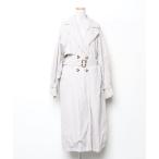 [natural couture] тренчкот FREE grayish бежевый женский 