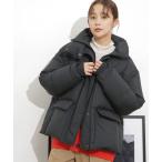 「NANO universe」 ダウンジャケット FREE ブラック レディース