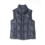 ショッピングAbercrombie 「Abercrombie&Fitch」 ワンポイントダウンベスト S ネイビー レディース