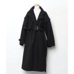 [FREAK'S STORE] пальто с отложным воротником FREE черный женский 