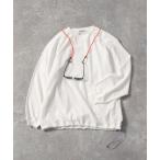 tシャツ ドローコード付き長袖Tシャツ メンズ