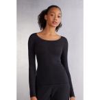 ショッピングカシミヤ ニット セーター Ultralight モダール＆カシミヤ スクープネック ロングスリーブ ニット レディース